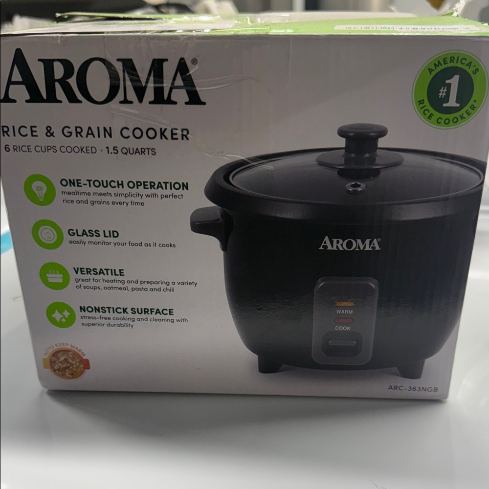 Aroma Home Black Rice & Grain Cooker